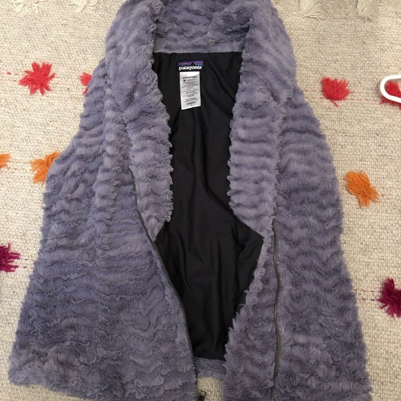 Patagonia Jackets & Blazers - Patagonia grey fur vest